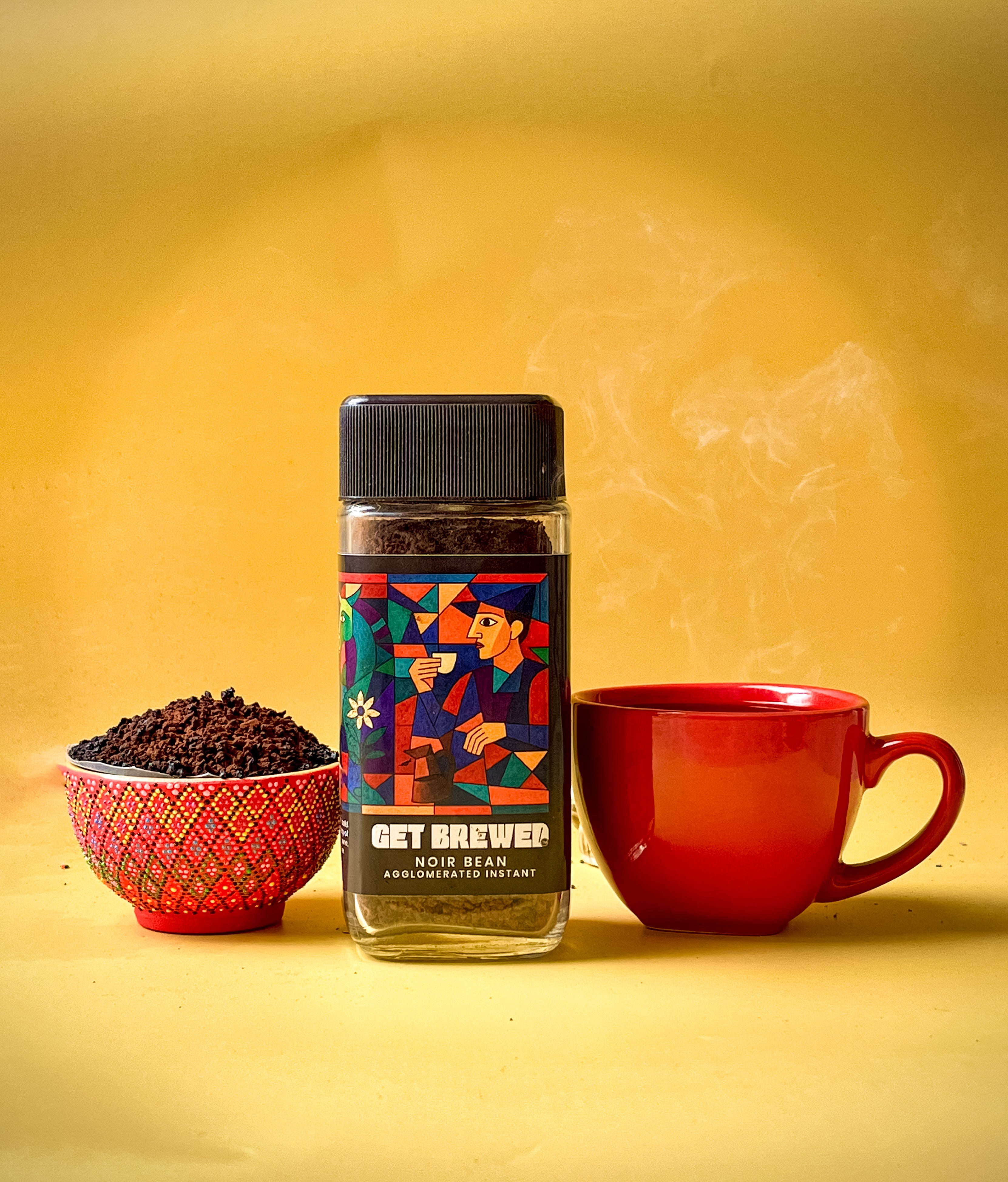 Noir Bean - Agglomerated Instant 100% Coffee 100gm